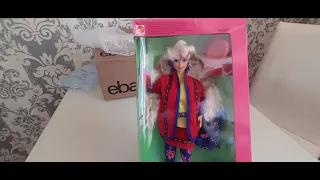 Распаковка посылки с Ebay, обзор куклы Barbie 90-х