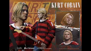 1/6 Scale BLITZWAY NIRVANA, KURT COBAIN Figure Unboxing / Review 10/10! LOVE IT! RIP KURT ♥