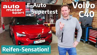 Volvo C40: Reifen-Sensation im E-Auto Supertest - besser als das Tesla Model Y? | auto motor sport