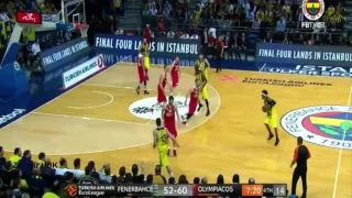 İnanılmaz savunma ve tribün desteğiyle gelen 15-0'lık seri (50-60/65-60) / Fenerbahçe - Olympiakos