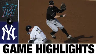 Jazz Chisholm, Daniel Castano lead Marlins to 5-0 win | Marlins-Yankees Game Highlights 9/27/20