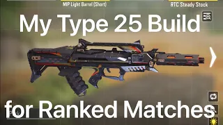 TYPE 25 in Ranked Matches - Try Fast Reload Instead | COD Mobile