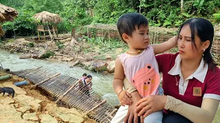 Harvesting peanuts to sell at the market | Cleaning up farm damage after a major flood