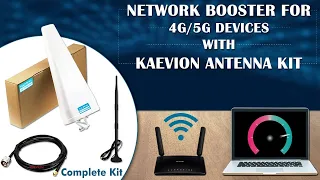 Kaevion 4G/5G Signal Booster Antenna kit for TP-Link Router MR6400 Best Solution for 4G/5G Buy Now