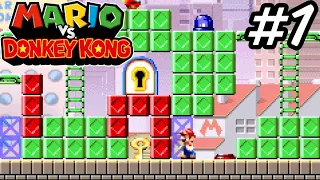 Mario vs Donkey Kong - Прохождение Часть 1 - Мир 1 (GBA)