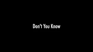 Jaymes Young - Don't You Know (Lyrics)