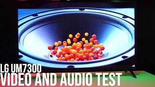2019 LG UM7300 AI ThinQ 4k Video and Sound Test