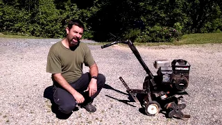 Craftsman Front Tine Tiller 15 Year Review And Demonstration