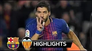Barcelona vs Valencia 1 0   Extended Match Highlights   La Copa 01 02 2018 HD