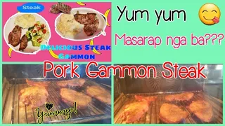 Grilled Pork Gammon Steak Tasty Delicious Steak Filipina Wife Love It