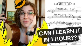 1min, 10min, 1 hour Challenge - Can you master "Capricho Arabe" in One Hour?