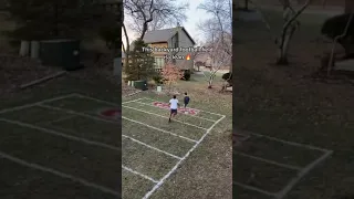 This Backyard Football Field is FIRE #shorts
