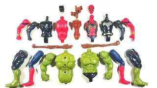 Merakit Mainan Hulk Smash Vs Batman Vs Spiderman Vs Siren Head - Avengers