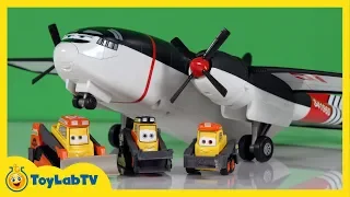 Planes Fire and Rescue Toys Cabbie Transporter & Smokejumpers Toy Opening & Review