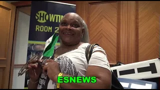 Exclusive Woodley Mom Reaction To The Near Brawl  EsNews Boxing