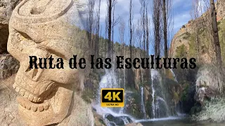 ✅🗿 Ruta de Las Esculturas en Bogarra (y de las 3 cascadas)