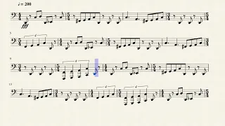 bluecoats 2017 tuba soli transcription
