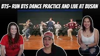 RUN BTS 방탄소년단 Dance Practice Choreography | Live at Busan | Reaction