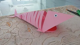 DIY craft |How to make DIY Baby shark origami craft tutorial |cute  Baby shark | Paper Baby shark