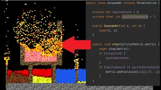 How To Code a Falling Sand Simulation (like Noita) with Cellular Automata