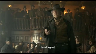 THE BALLAD OF BUSTER SCRUGGS ~Saloon Scene + [Engsub] 2018