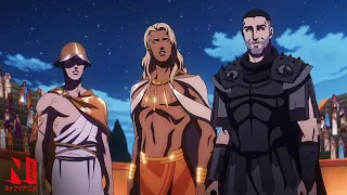 Blood of Zeus | Multi-Audio Clip: Zeus Family Gathers at Arena | Netflix Anime