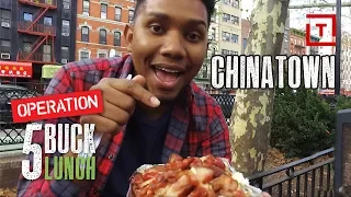 The Best Cheap Food in NYC's Chinatown || 5 Buck Lunch