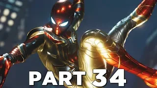 SPIDER-MAN PS4 Walkthrough Gameplay Part 34 - IRON SPIDER SUIT (Marvel's Spider-Man)