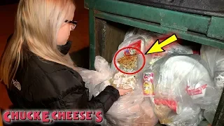 🍕DUMPSTER DIVING CHUCK E. CHEESE!🍕 SOLVING THE PIZZA CONSPIRACY! (BUSTED!)