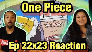 Don Krieg Is Evil! One Piece Reaction Episode 22x23 | Blind Group Op Reaction Anime