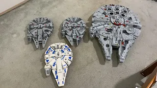 Lego Star Wars UCS millennium falcon comparison 2020