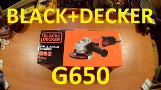 УШМ (Болгарка) Black+Decker G650