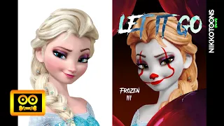 Elsa Frozen 2 As Pennywise Girl | Halloween | Horror/Monster Version