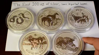 My 1st 100 ounce of Silver, important lessons Personal Finance 07