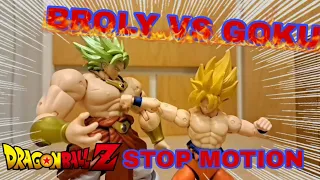 Broly VS Goku | a Dragonball stop motion