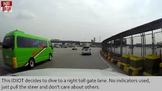 Indonesia bad driving compilation: TOLL ROAD EDITION, July 2018 [9]