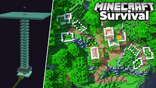 Let's Play Minecraft Survival : Planning the New Village and New Experience Farm!