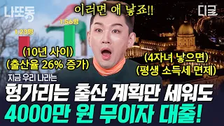 [#현지인브리핑지금우리나라는] 출산 서약만으로 4000만 원 대출! 4자녀 낳으면 소득세 면제? 헝가리의 초특급 복지✨