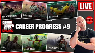 GTA Online Career Progress #9 Live Stream | OG Heist Elite Challenges