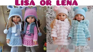 Lisa or lena beautiful baby outfits [hard choice] 💕 yummy food#chocolate #lisa #lena #makeup #love 4