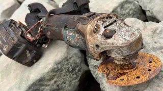 RESTORATION Destroyed Angle Grinder | Restore MAKITA  Cordless 18v