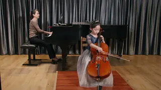 Cello Concertino No 1 in C Major, Op 7, Rondo Vivace, composed by Julius Klengel（Yati Guan 6 years）