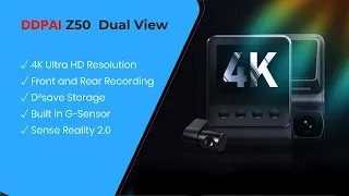 DDPAI Z50 2 Channel/Front 4K 2160P & Rear Full HD 1080P/Build-in WiFi