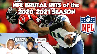 NFL BRUTAL HITS of the 2020-2021 SEASON (REACTION VIDEO!!)