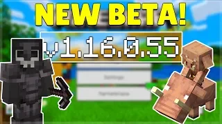 MCPE 1.16.0.55 BETA NETHER UPDATE! Minecraft Pocket Edition IMPORTANT Lighting Changes & More!