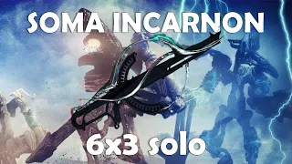 Soma Prime Incarnon No Riven 6x3 Eidolon Solo | Warframe