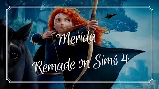 Disney Princess MERIDA [Brave] remade on Sims 4 [No CC]