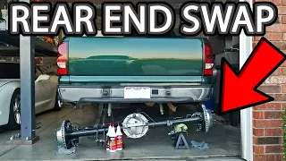 Slammed Sierra Rear End Swap for the Upcoming LS Swap