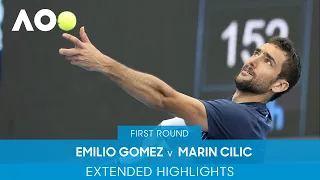 Emilio Gomez v Marin Cilic Extended Highlights (1R) | Australian Open 2022