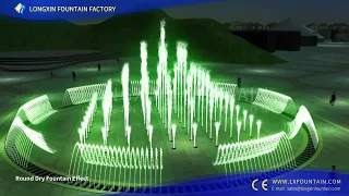 Circular Square Music Dancing Fountain--Longxin Fountain Supply
